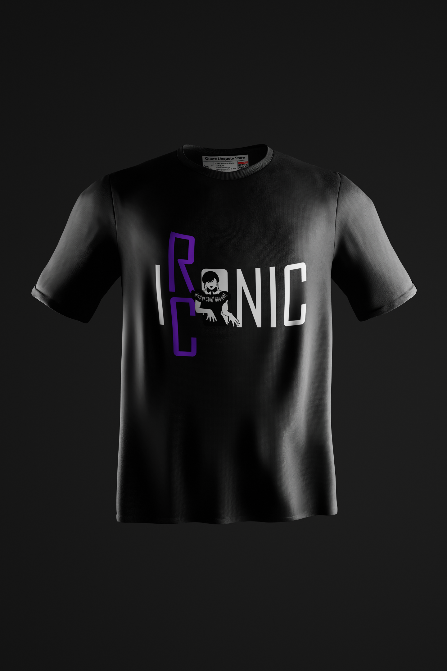 Ironic Iconic Wednesday V1 T-shirt