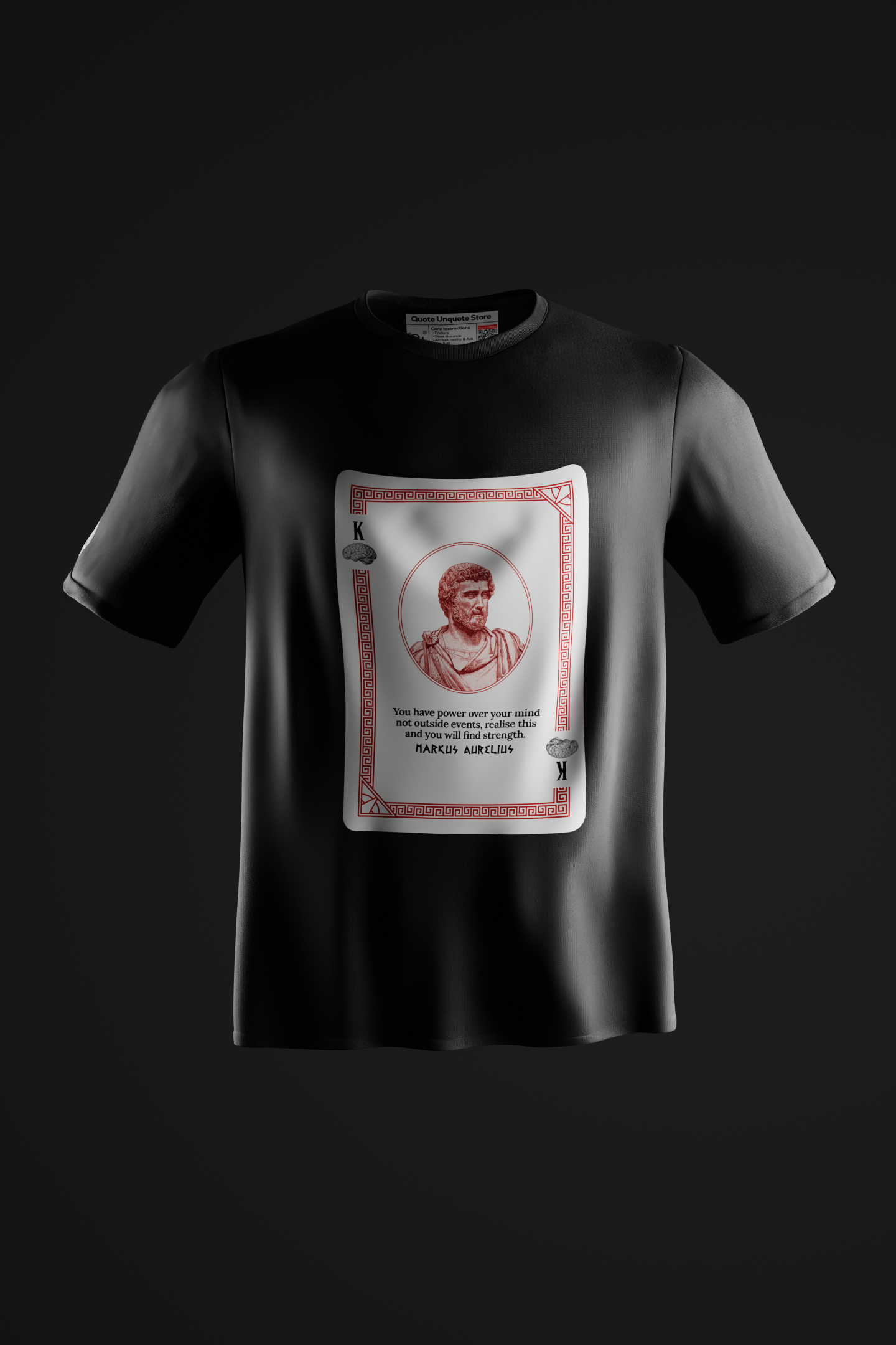 Marcus Aurelius Philosopher King V2 T-shirt