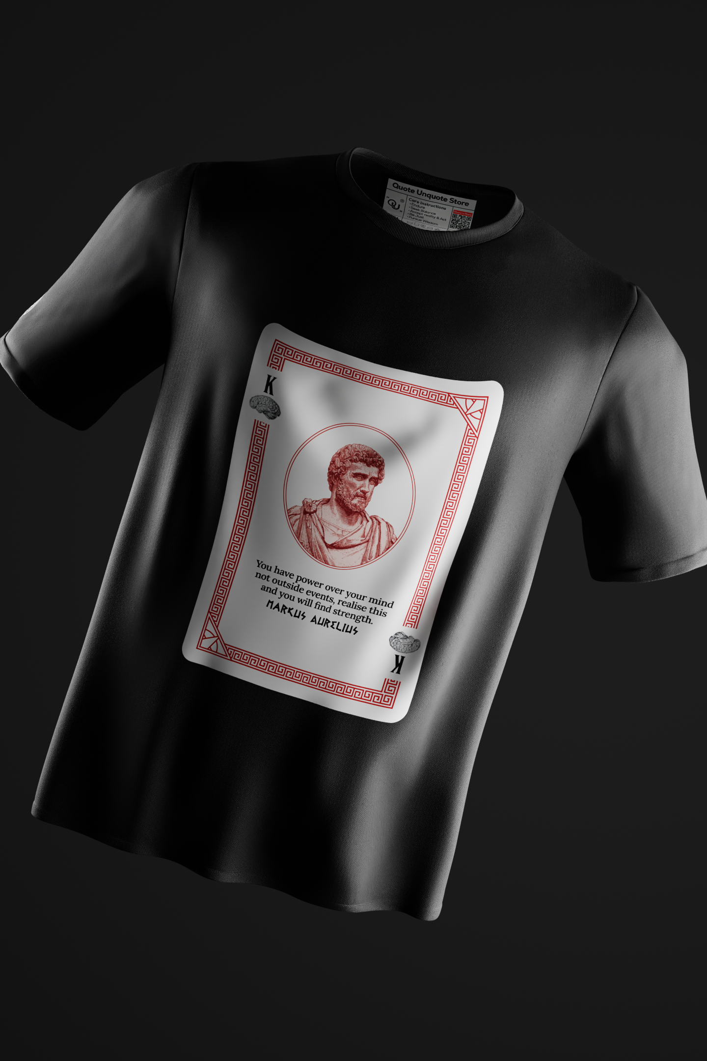 Marcus Aurelius Philosopher King V2 T-shirt