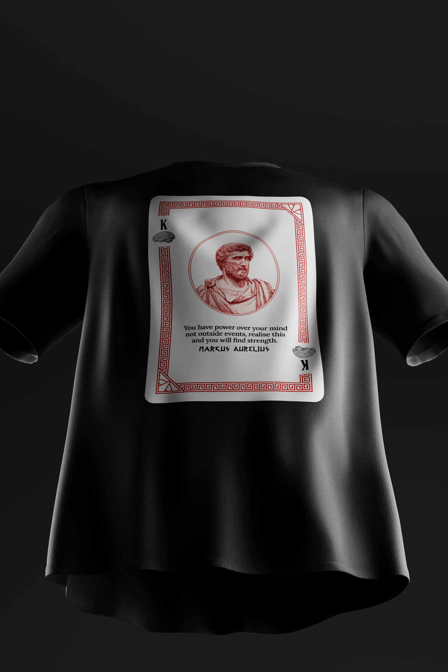 Marcus Aurelius Philosopher King V2 T-shirt