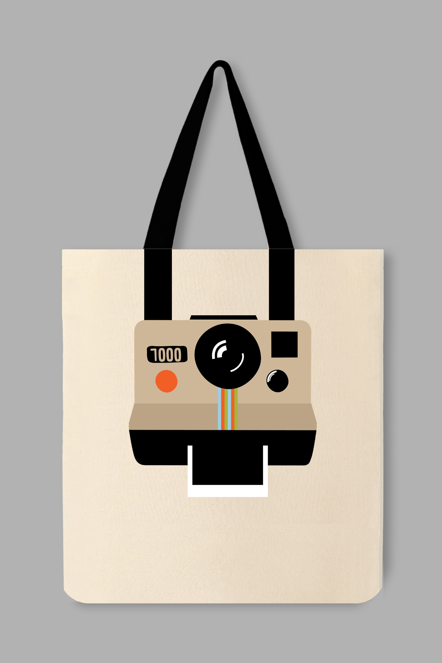 Retro Polaroid Tote Bag