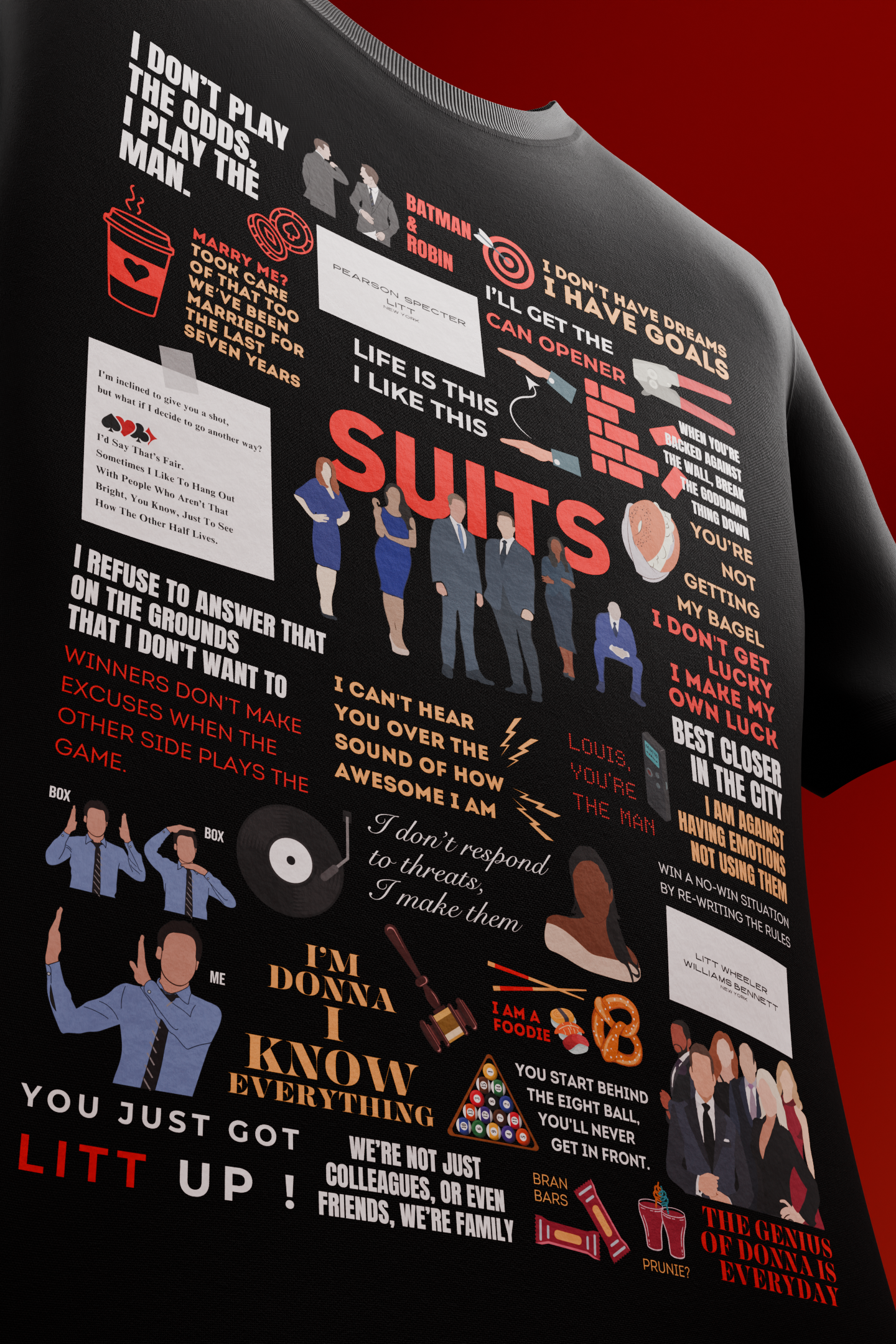 Pearson Specter Litt Oversized T-shirt