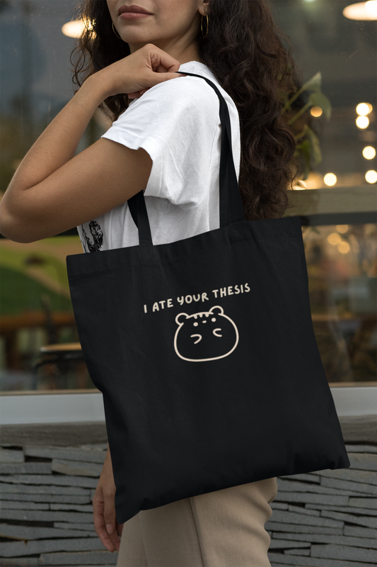 Ate your thesis Zipper Tote Bag