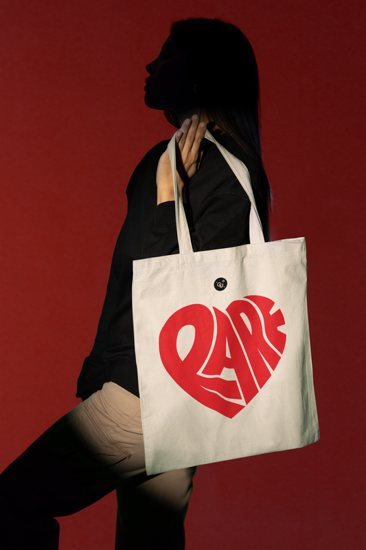 Rare Heart Tote Bag