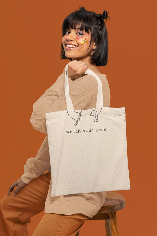 Watch your back Tote Bag