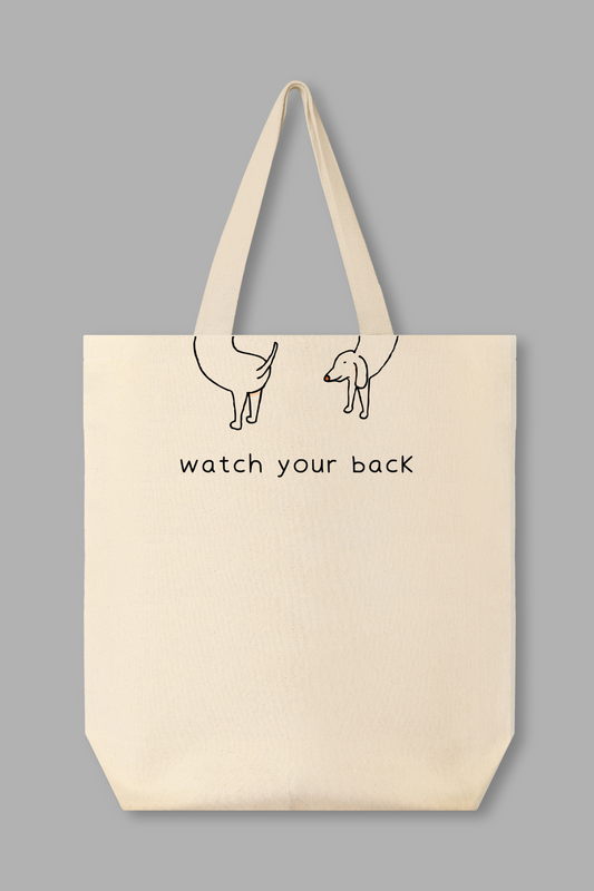 Watch your back Tote Bag