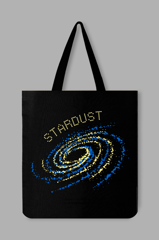 Stardust Zipper Tote Bag