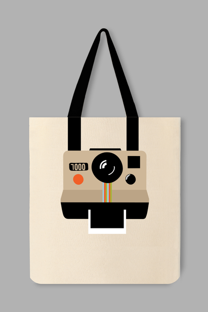 Retro Polaroid Tote Bag