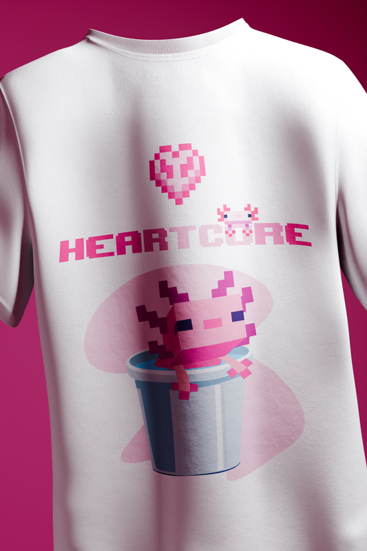 Axolotl Heartcore T-shirt