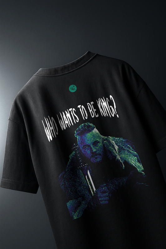 Who Wants To Be King? Oversized T-shirt